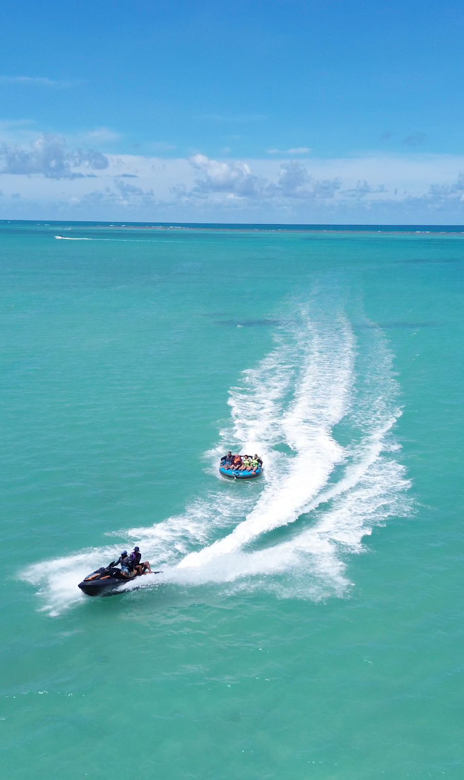 Diversão no Sofá Boat em Maragogi