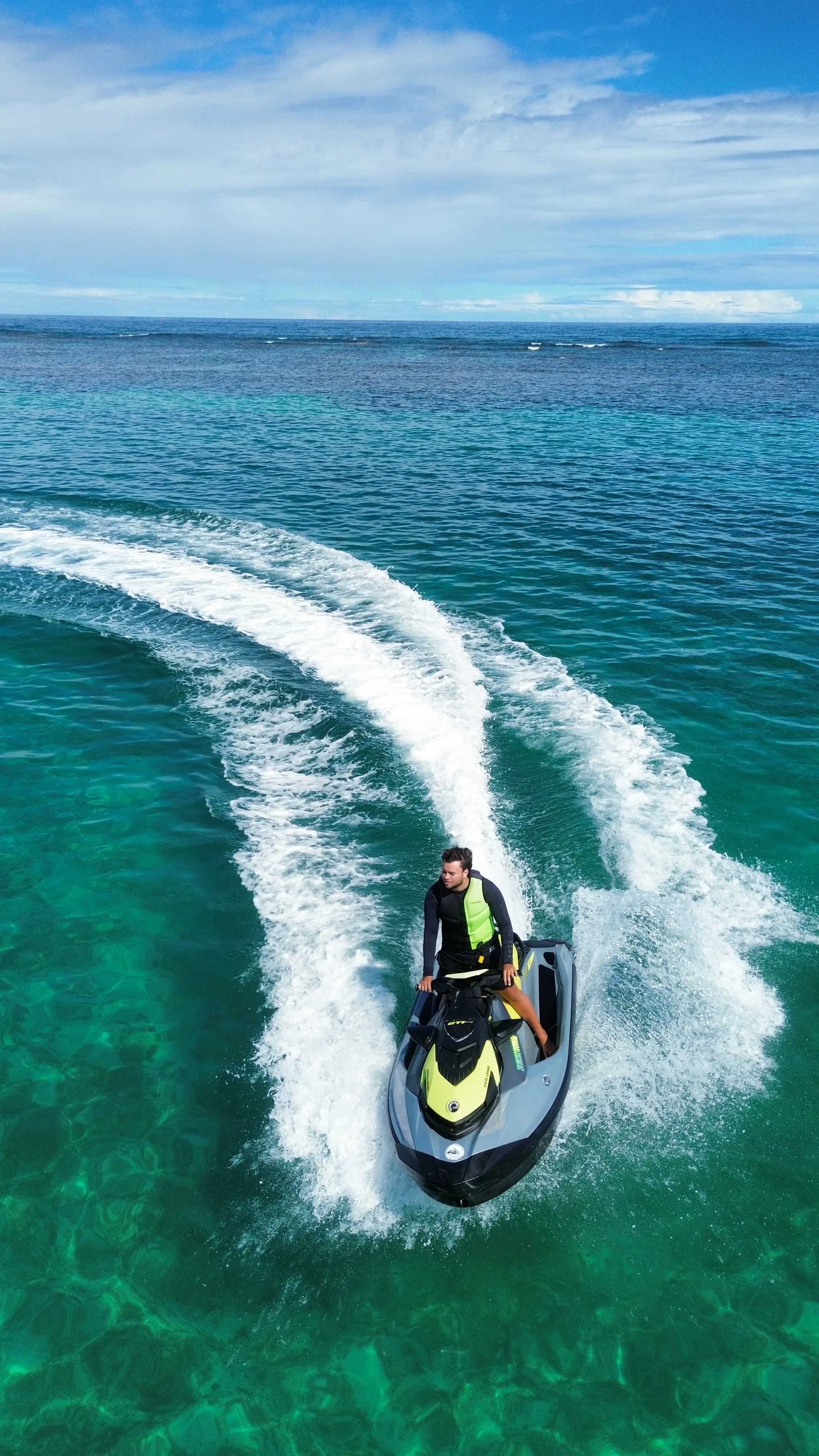 Aventura de jet ski em Maragogi