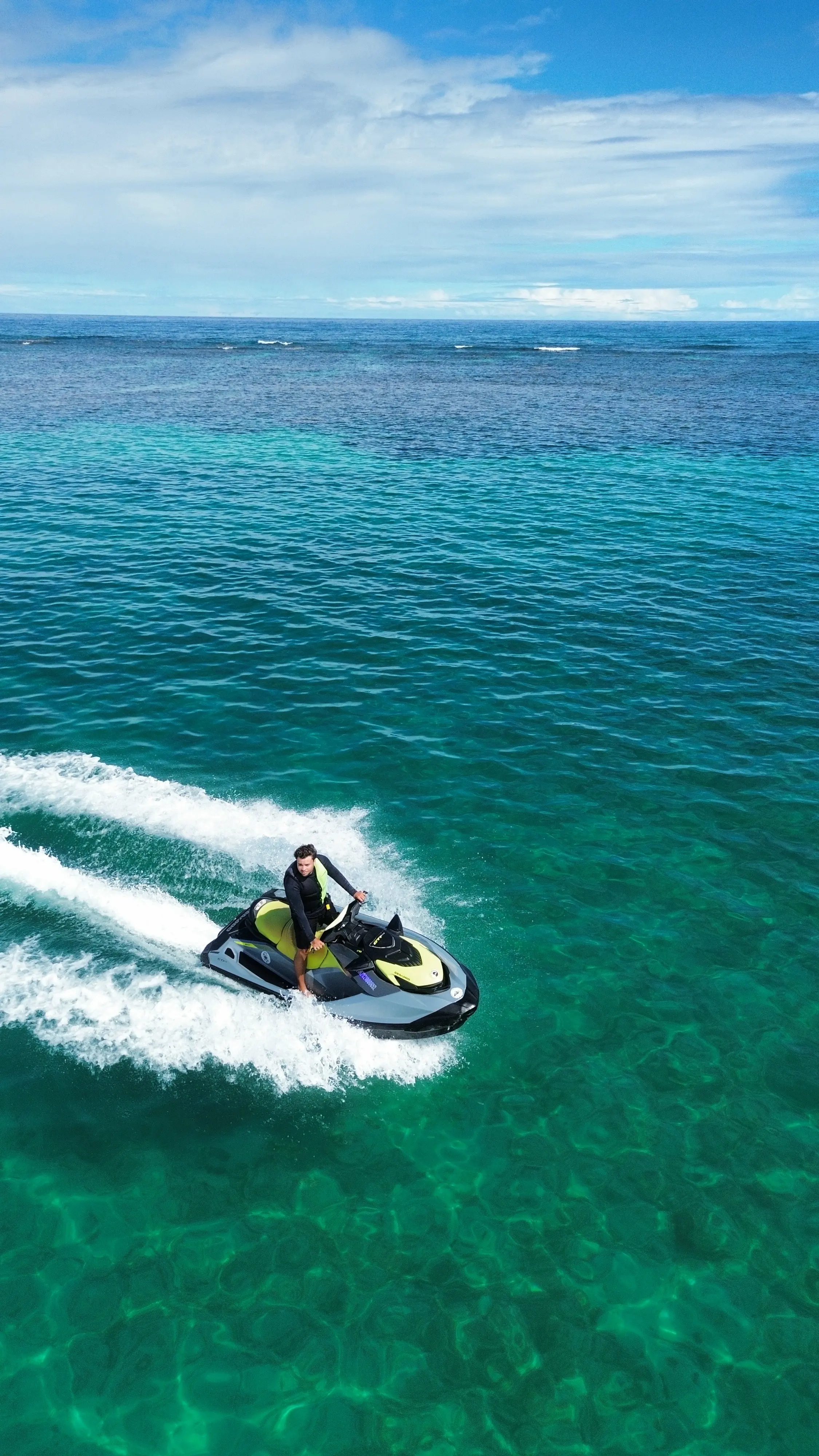 Diversão no jet ski